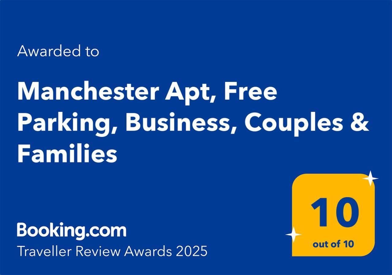 Manchester Apt, Free Parking, Business, Couples & Families 외부 사진